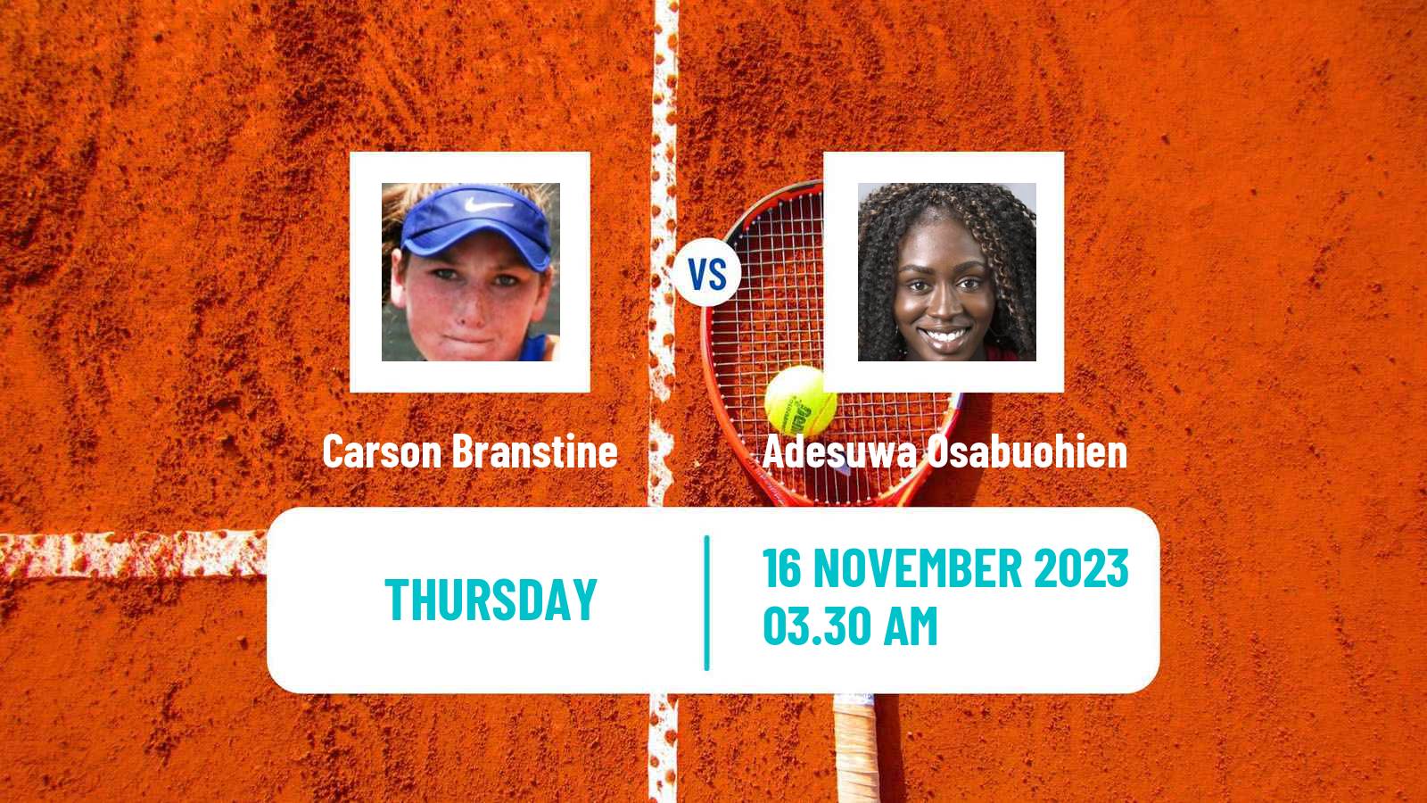 Tennis ITF W15 Monastir 40 Women Carson Branstine - Adesuwa Osabuohien