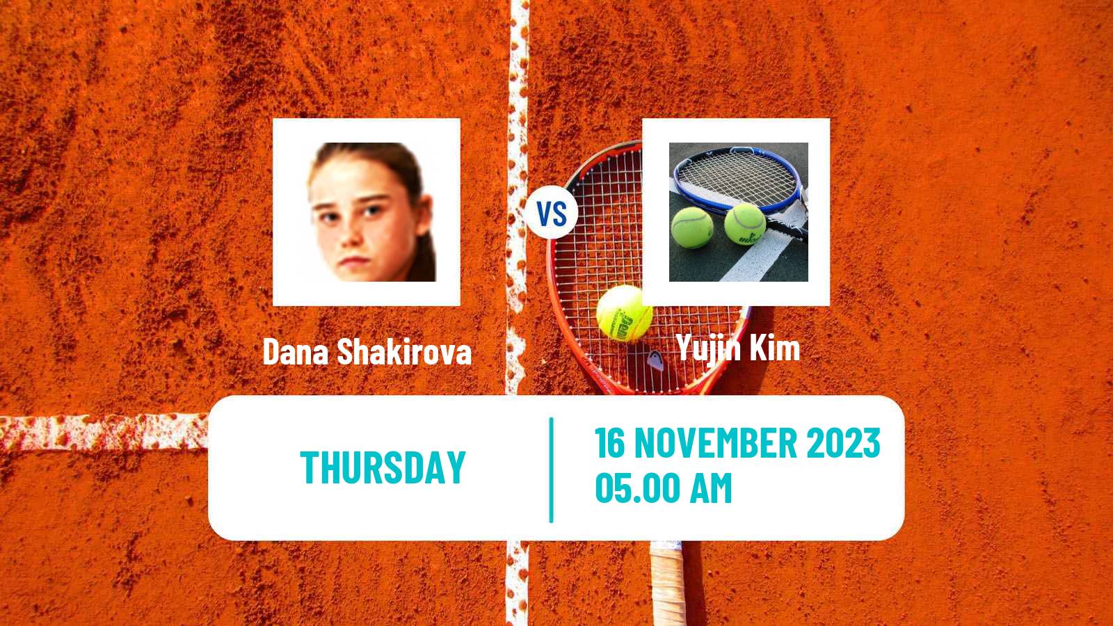 Tennis ITF W15 Sharm Elsheikh 18 Women Dana Shakirova - Yujin Kim