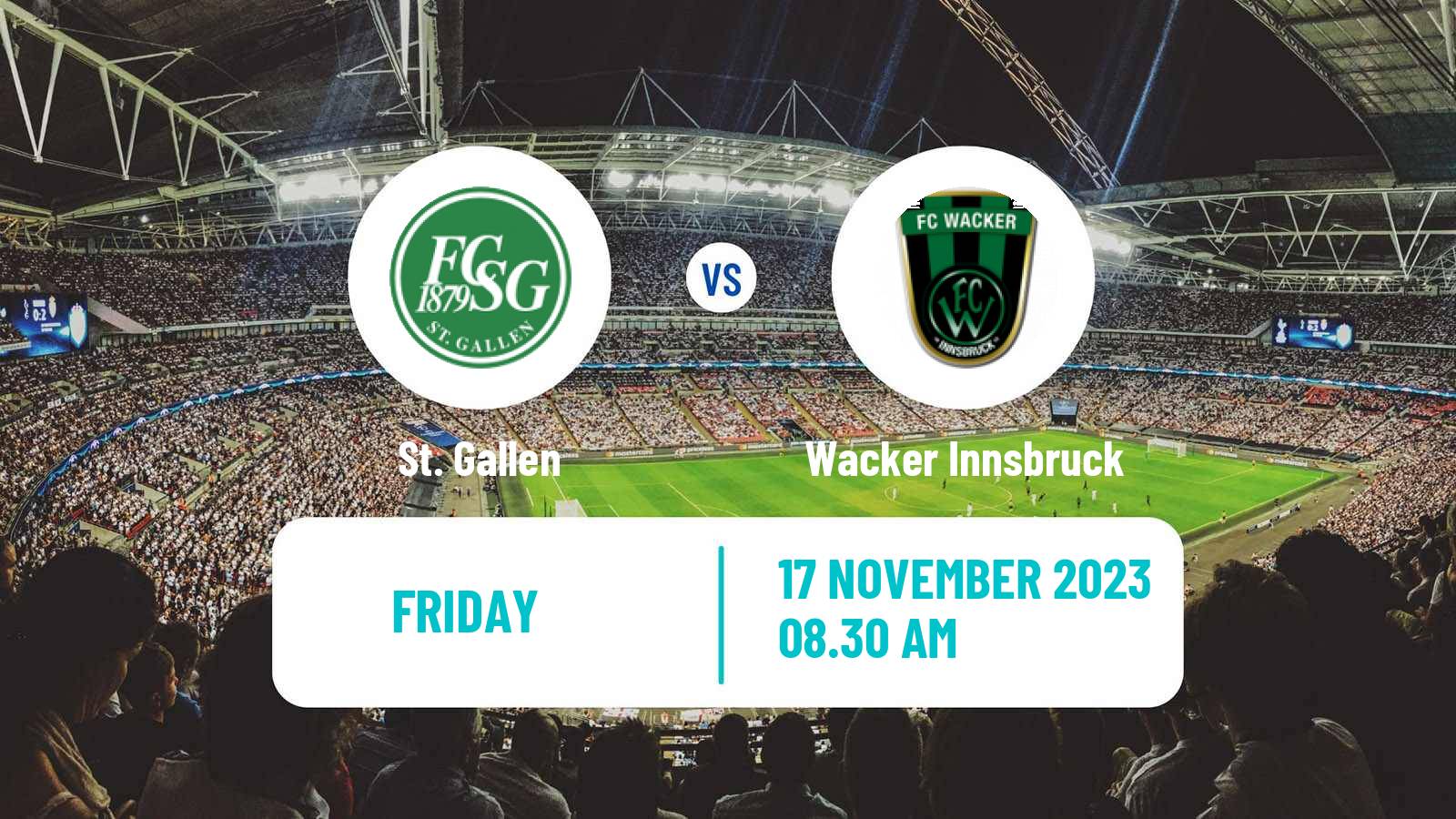 Soccer Club Friendly St. Gallen - Wacker Innsbruck