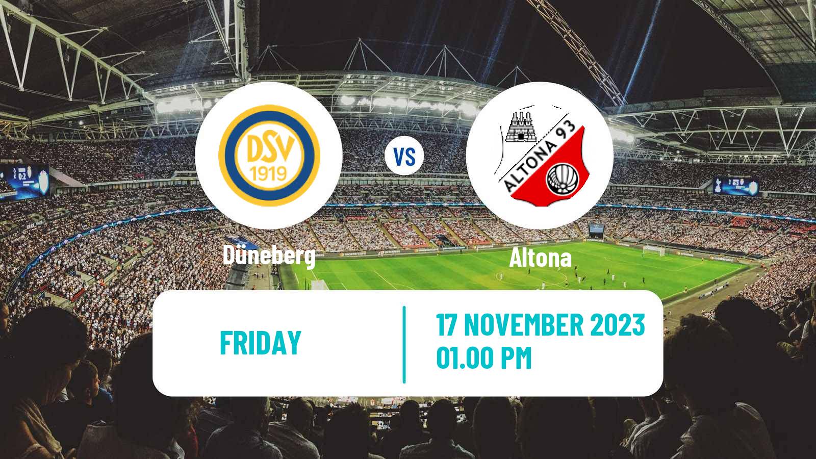 Soccer German Oberliga Hamburg Düneberg - Altona