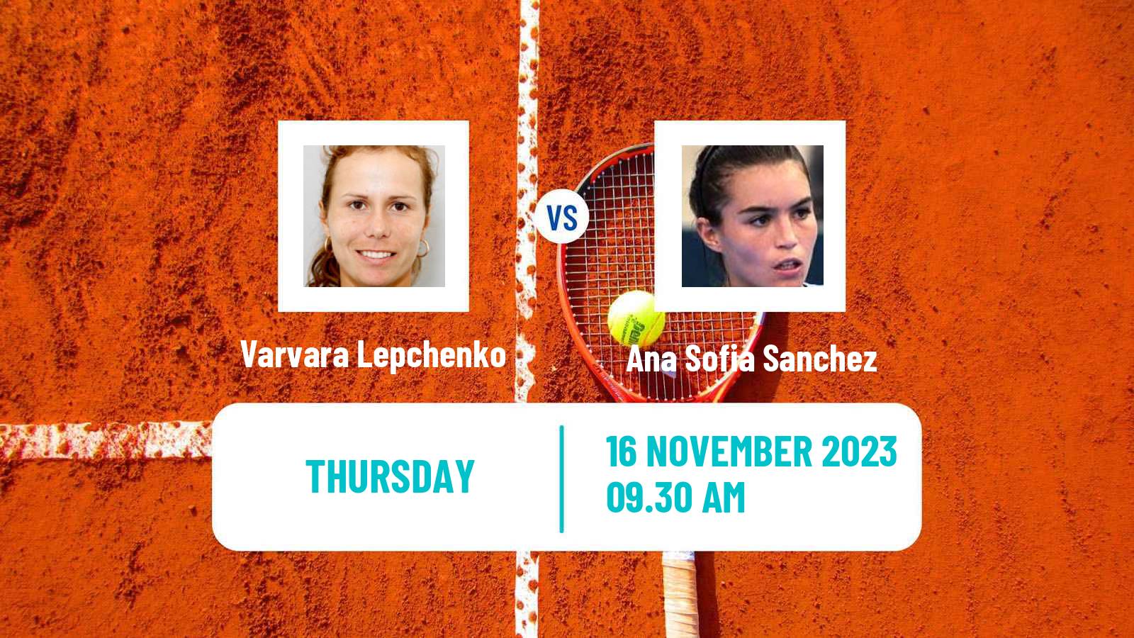 Tennis ITF W25 Santo Domingo 6 Women Varvara Lepchenko - Ana Sofia Sanchez