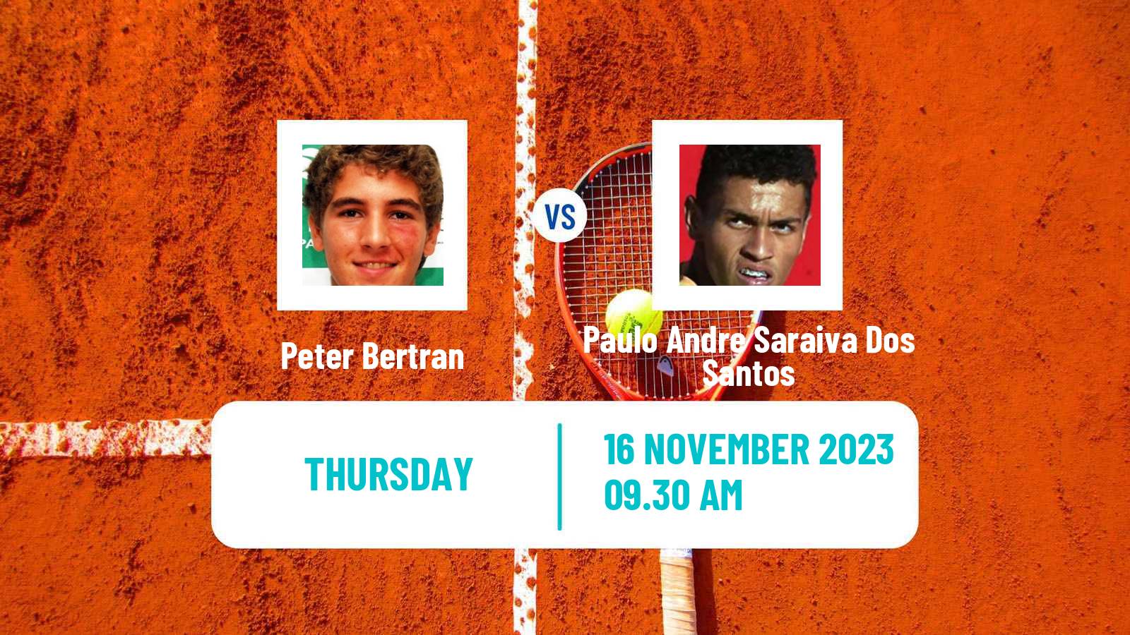 Tennis ITF M15 Santo Domingo 3 Men Peter Bertran - Paulo Andre Saraiva Dos Santos