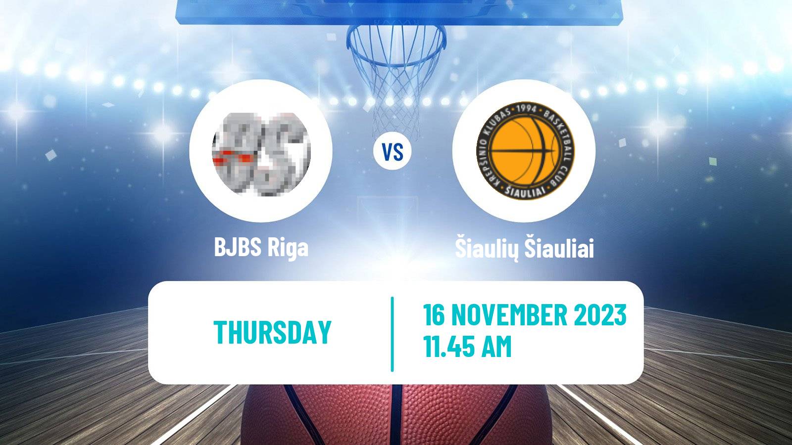 Basketball WBBL BJBS Riga - Šiaulių Šiauliai