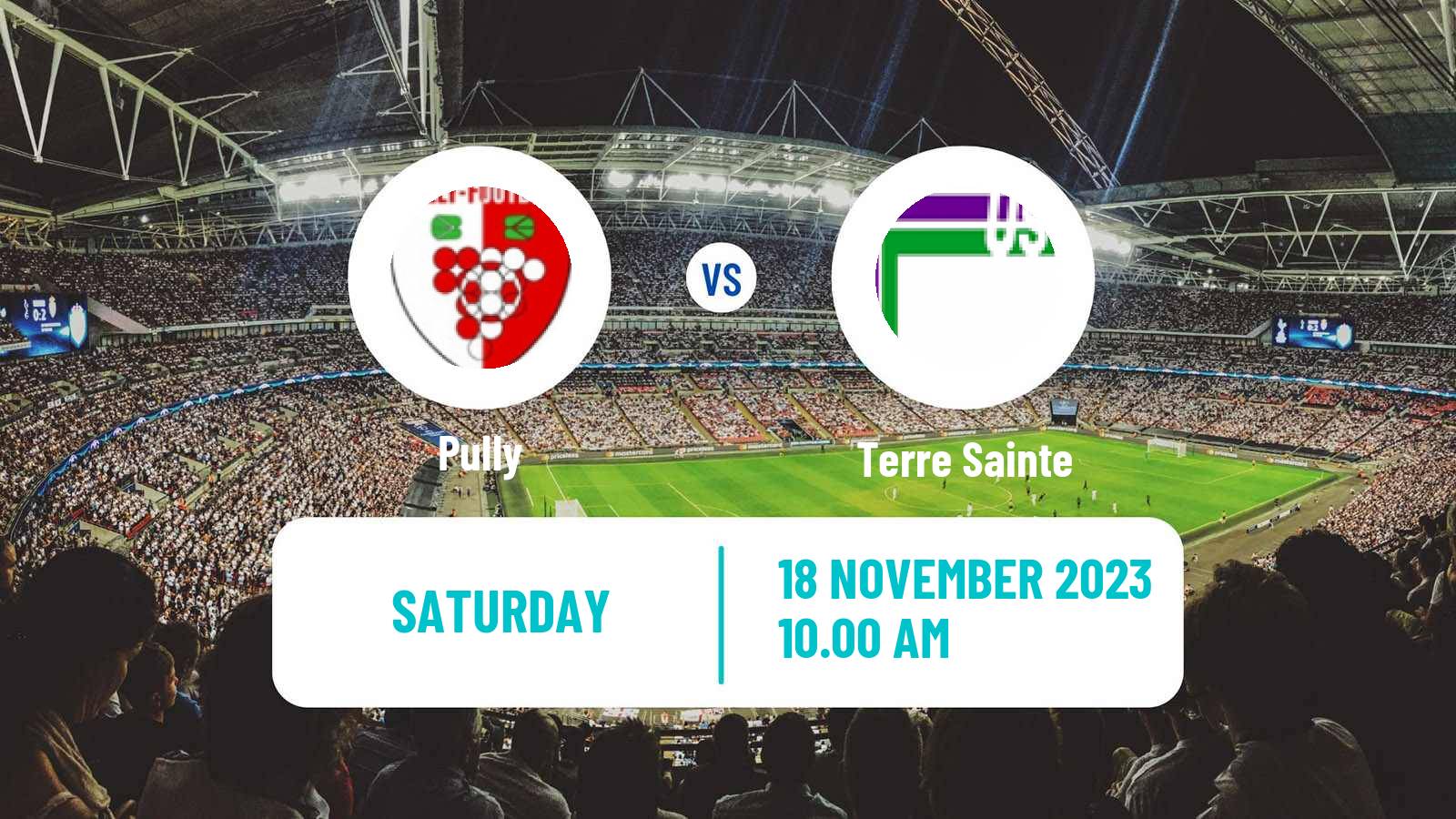 Soccer Swiss 1 Liga Classic Group 1 Pully - Terre Sainte