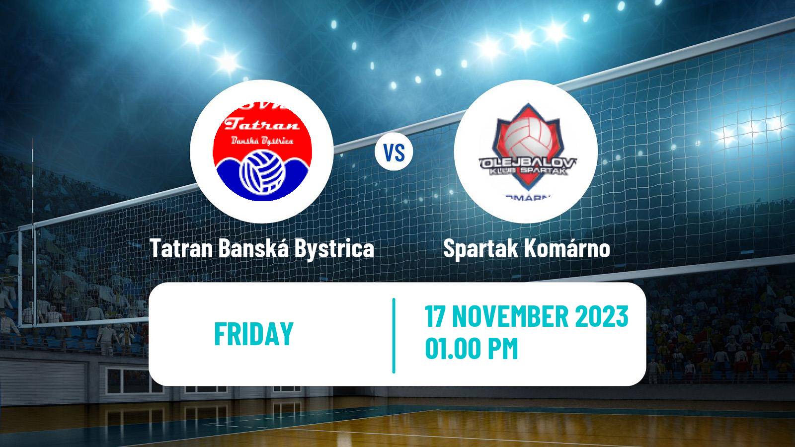 Volleyball Slovak Extraliga Volleyball Tatran Banská Bystrica - Spartak Komárno