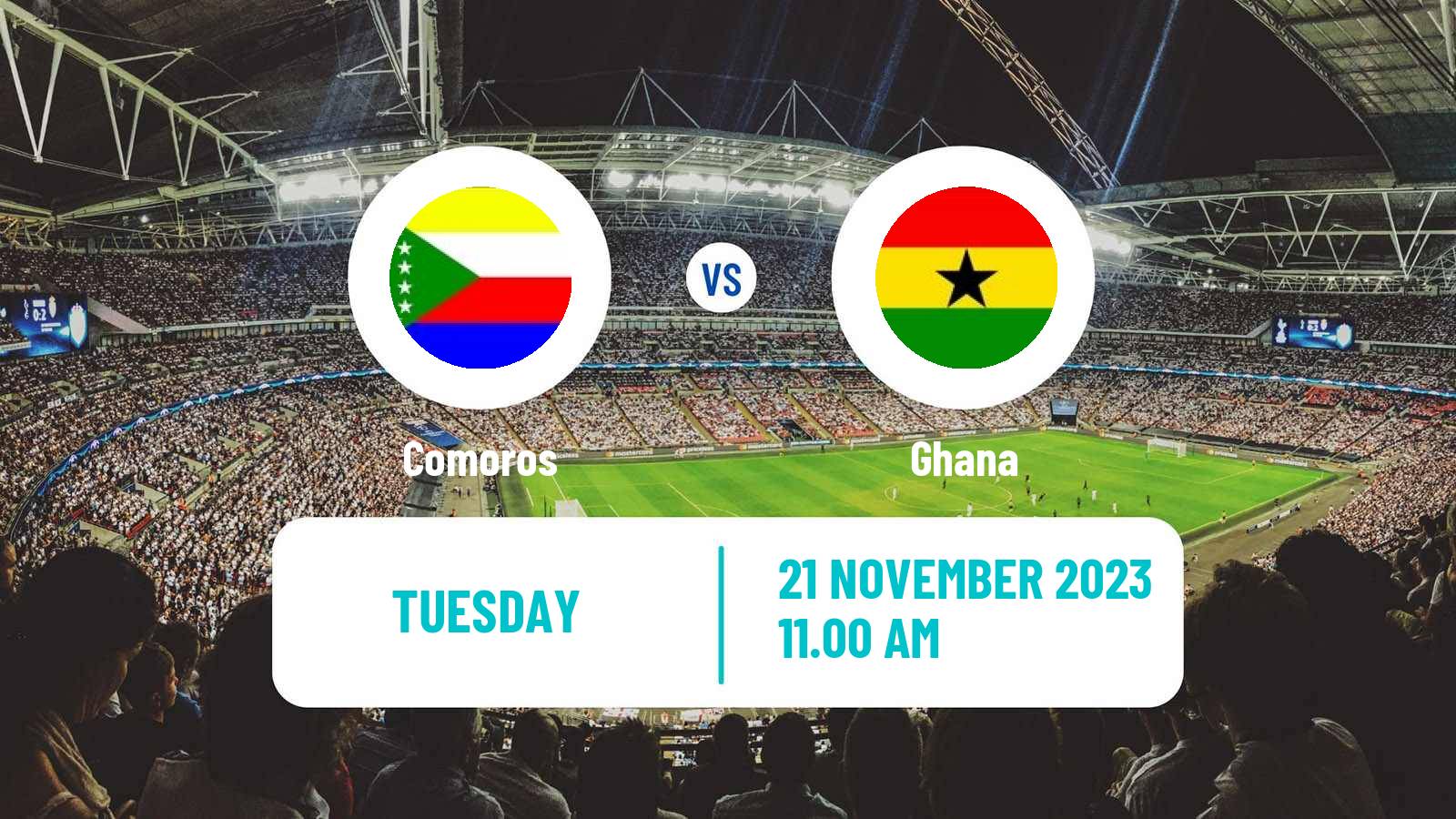 Soccer FIFA World Cup Comoros - Ghana