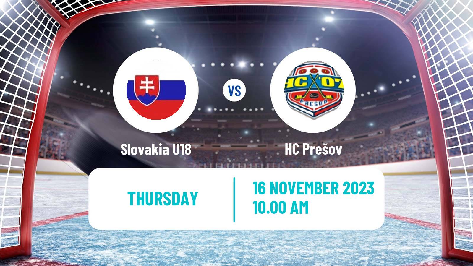 Hockey Slovak 1 Liga Hockey Slovakia U18 - Prešov