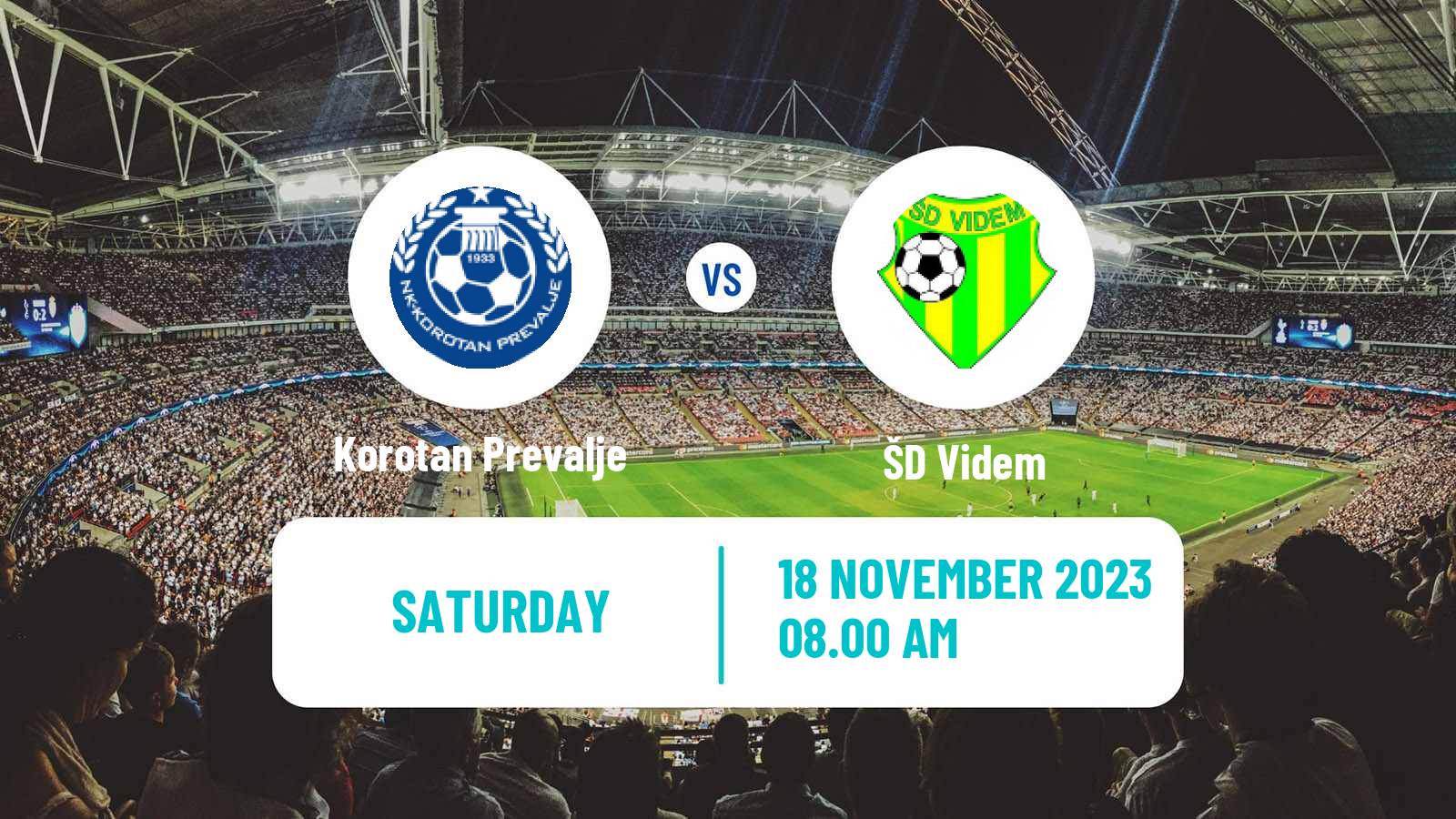 Soccer Slovenian 3 SNL East Korotan Prevalje - Videm
