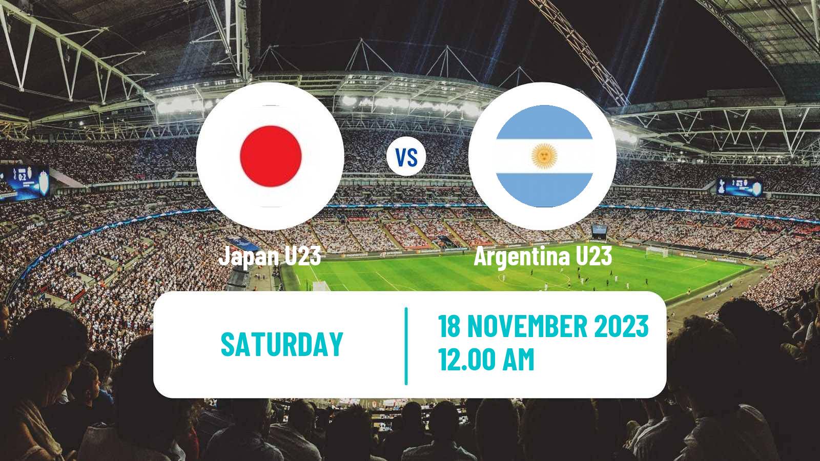 Soccer Friendly Japan U23 - Argentina U23