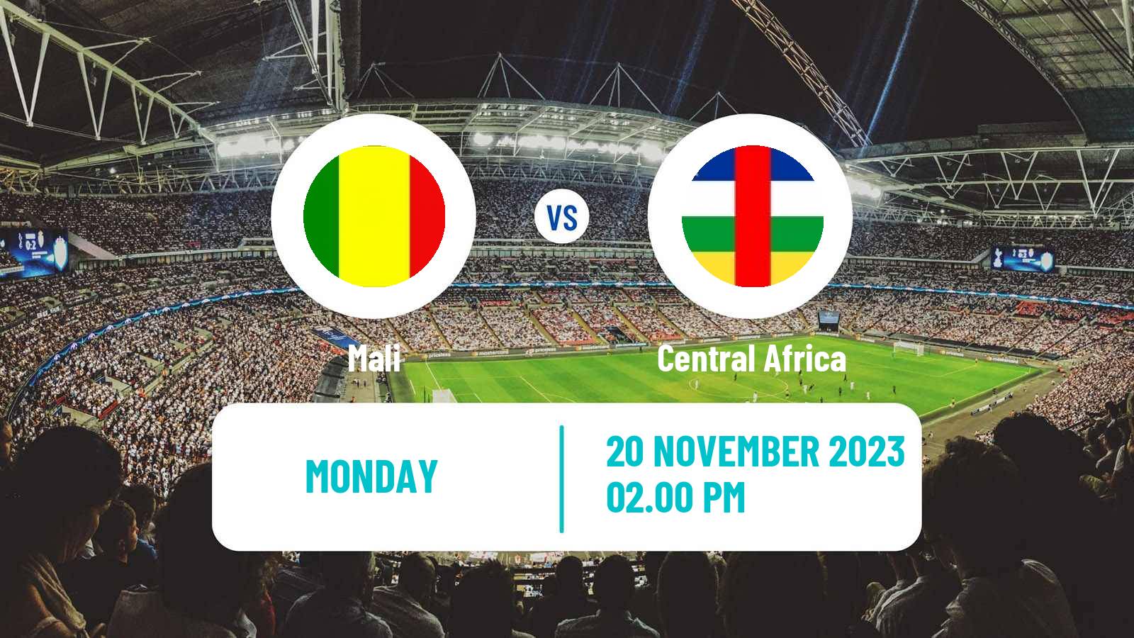 Soccer FIFA World Cup Mali - Central Africa