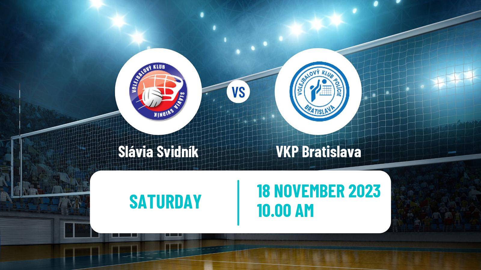 Volleyball Slovak Extraliga Volleyball Slávia Svidník - VKP Bratislava