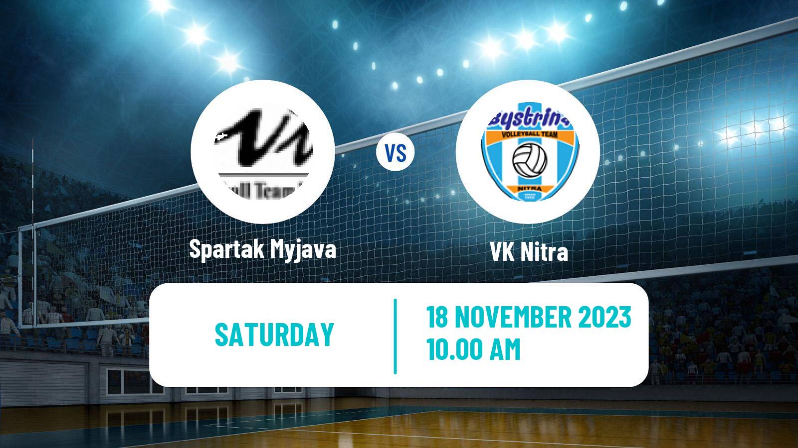 Volleyball Slovak Extraliga Volleyball Spartak Myjava - Nitra