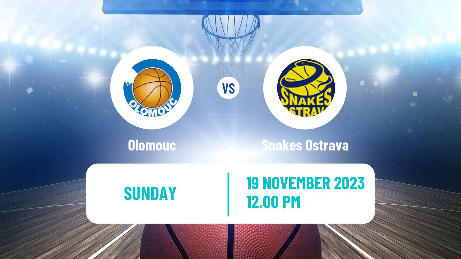 Basketball Czech 1 Liga Basketball Olomouc - Snakes Ostrava