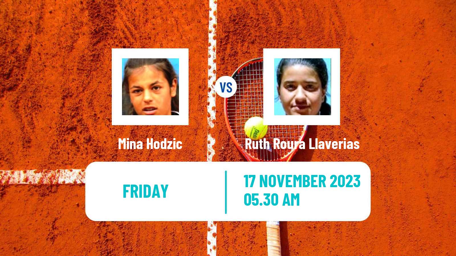 Tennis ITF W15 Nules Women Mina Hodzic - Ruth Roura Llaverias