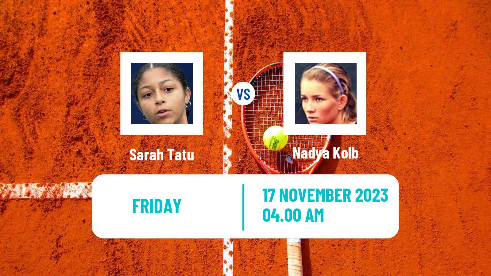 Tennis ITF W15 Nules Women Sarah Tatu - Nadya Kolb