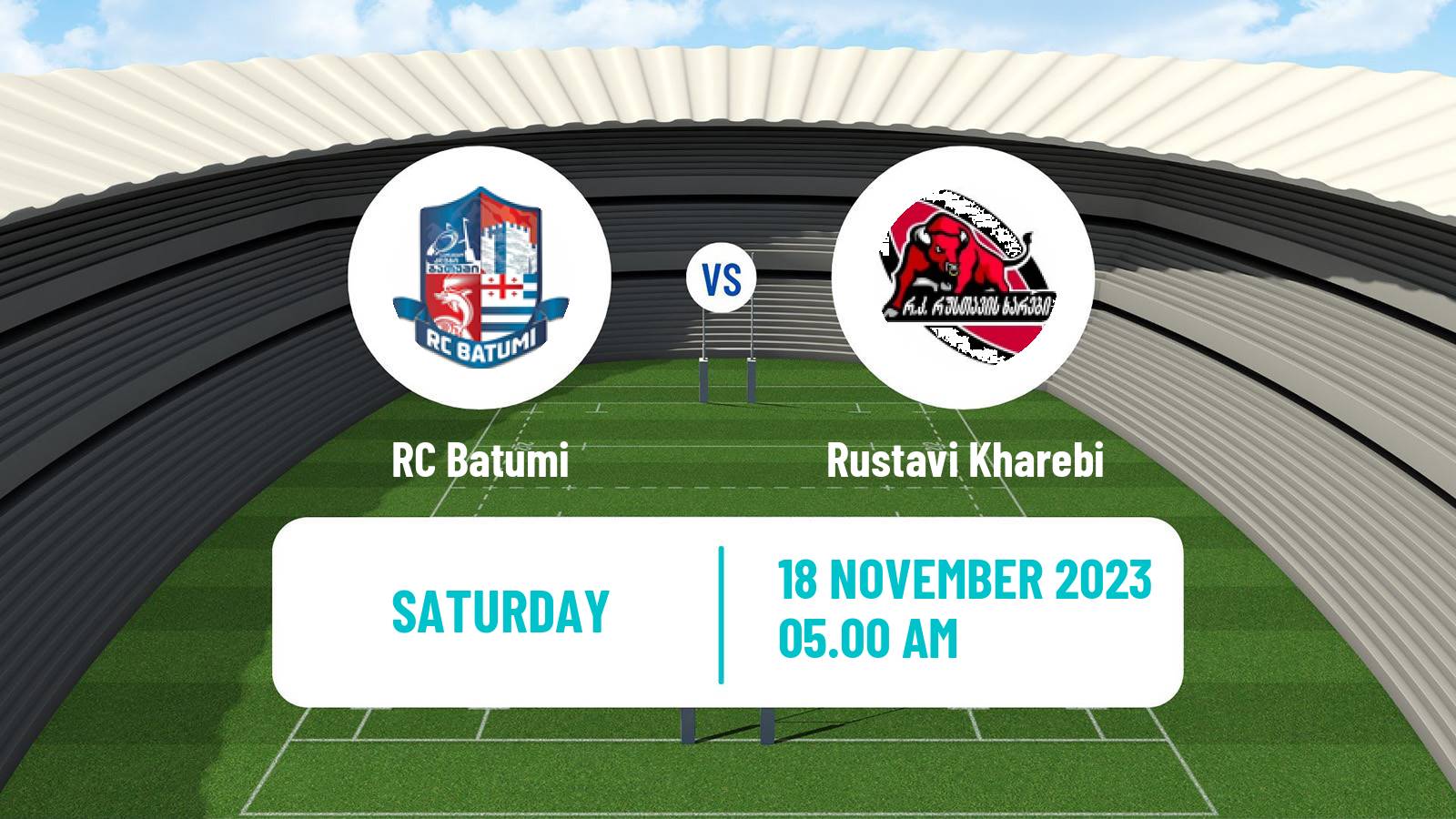 Rugby union Georgian Didi 10 Batumi - Rustavi Kharebi