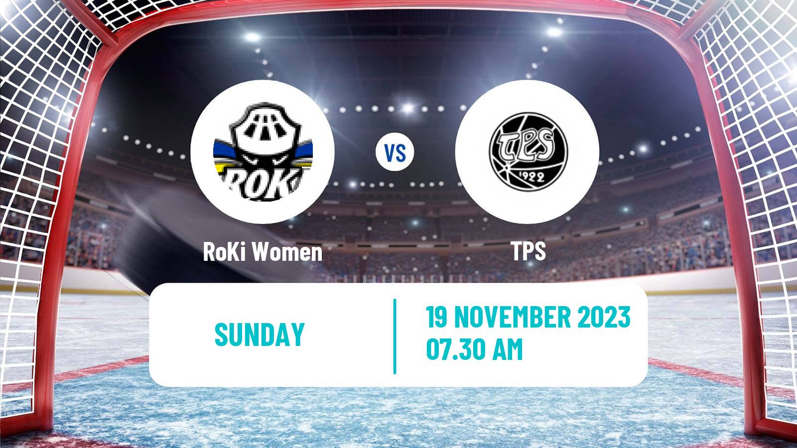 Hockey Finnish Liiga Hockey Women RoKi - TPS