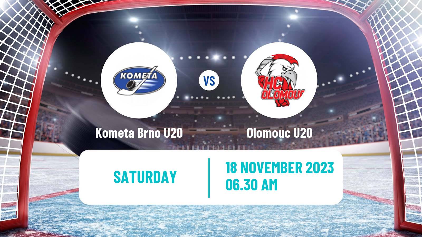 Hockey Czech ELJ Kometa Brno U20 - Olomouc U20