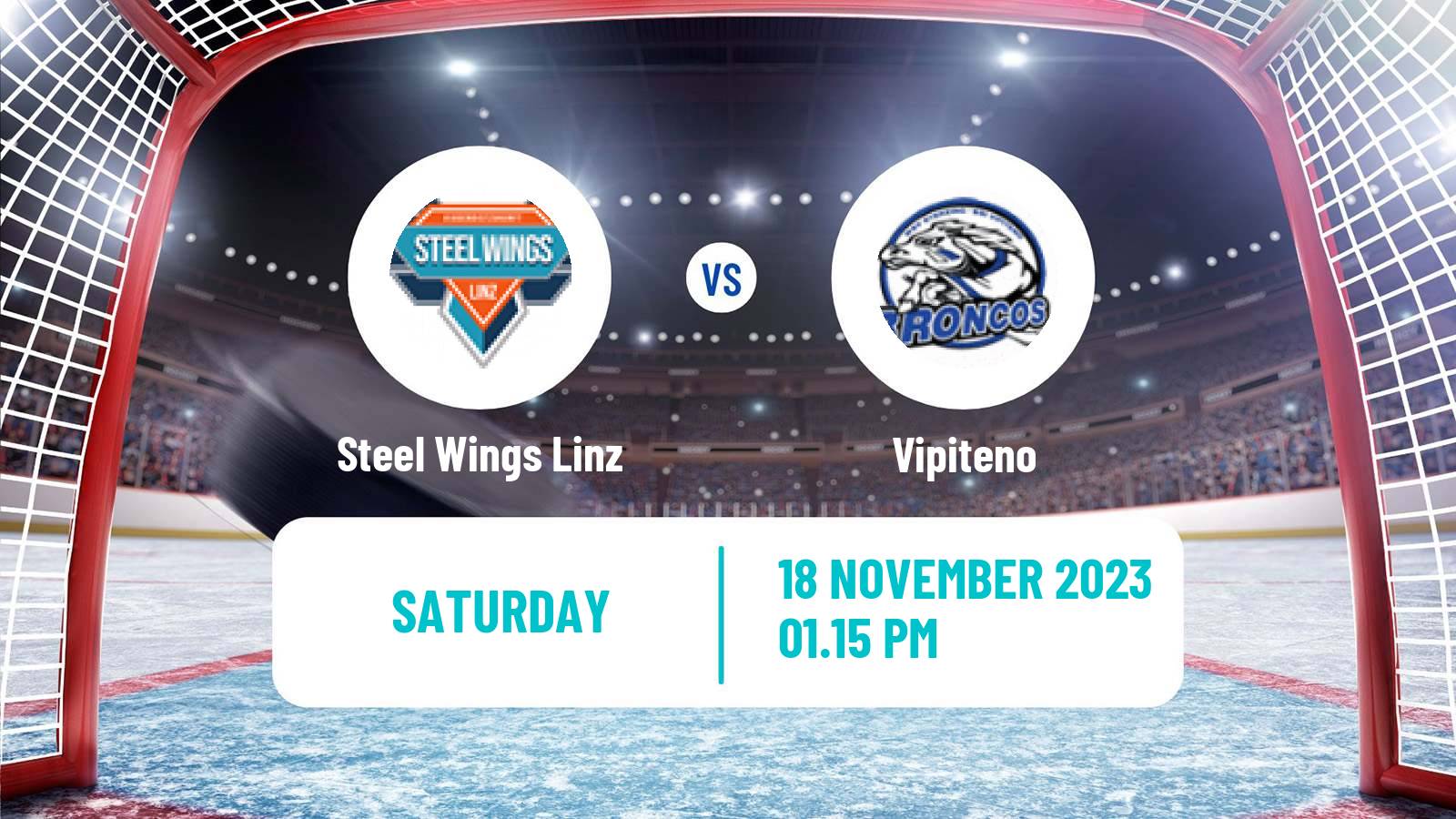 Hockey Alps Hockey League Steel Wings Linz - Vipiteno