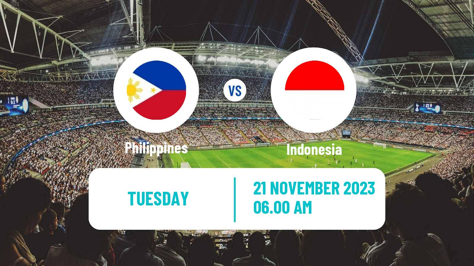 Soccer FIFA World Cup Philippines - Indonesia