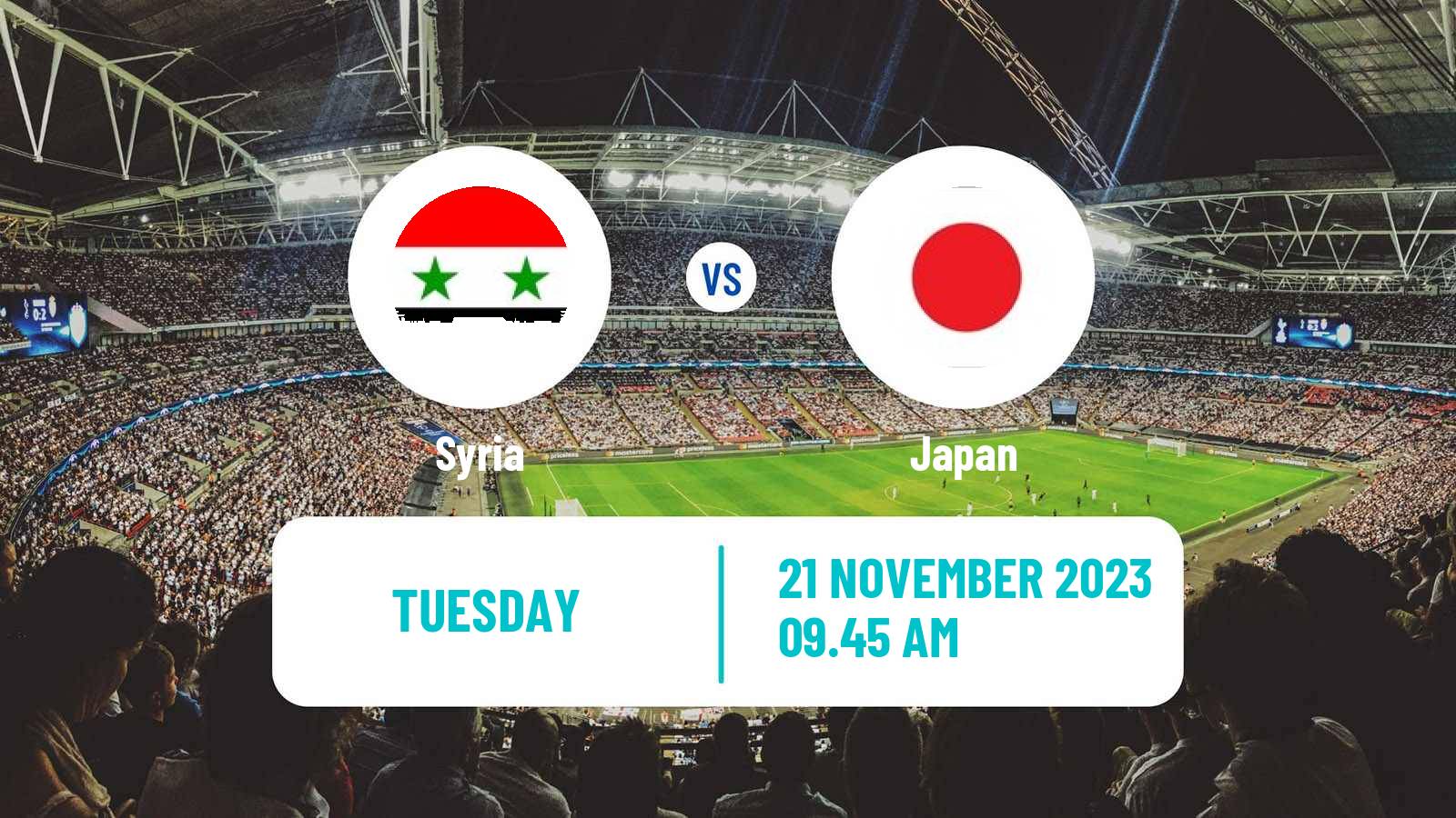 Soccer FIFA World Cup Syria - Japan