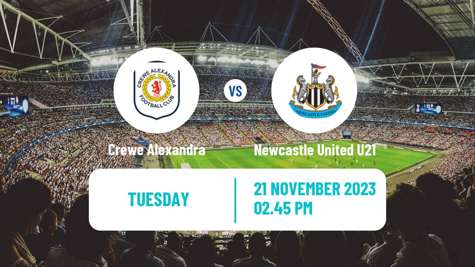 Soccer English EFL Trophy Crewe Alexandra - Newcastle United U21