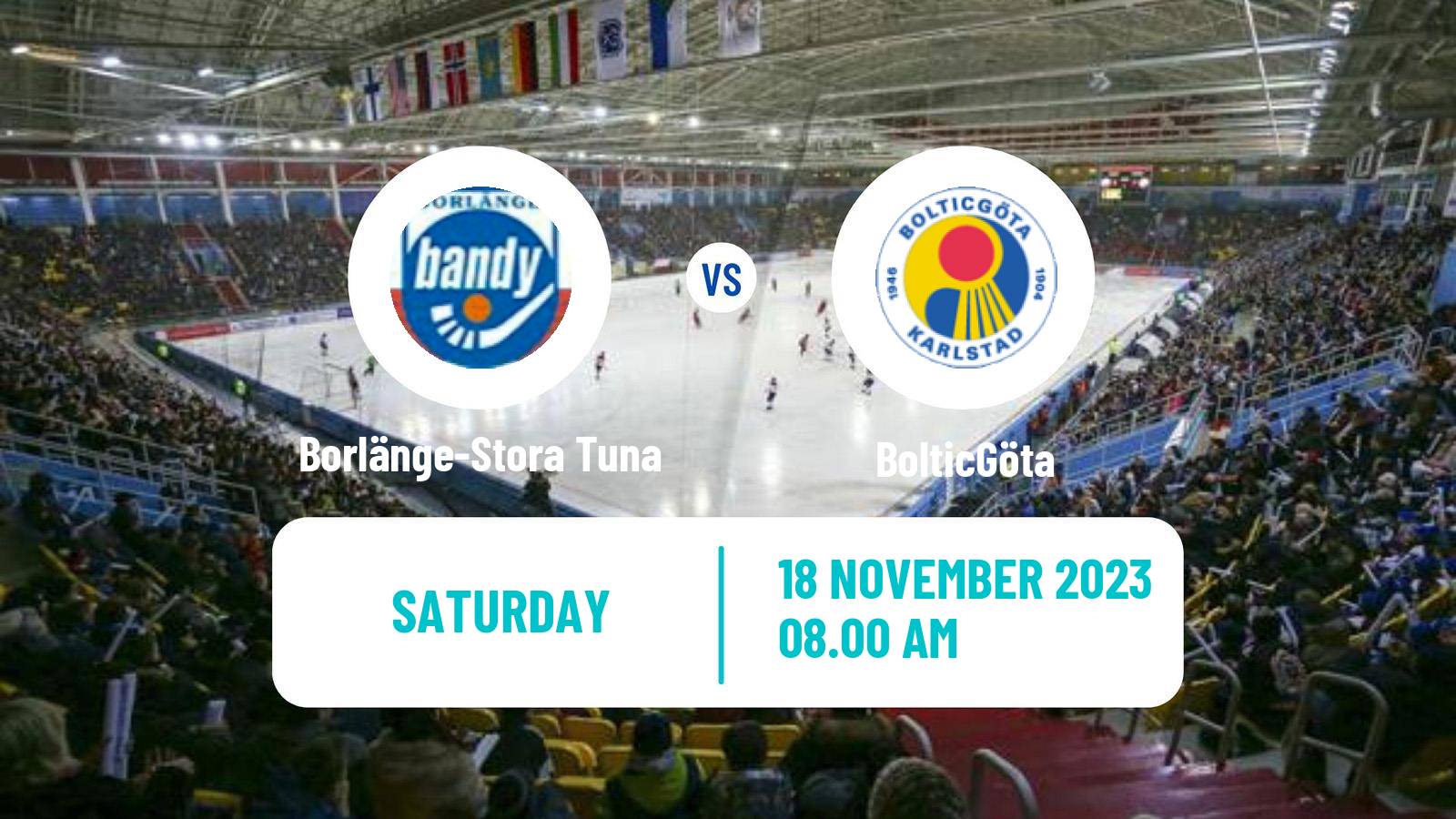 Bandy Swedish Allsvenskan Bandy Borlänge-Stora Tuna - BolticGöta