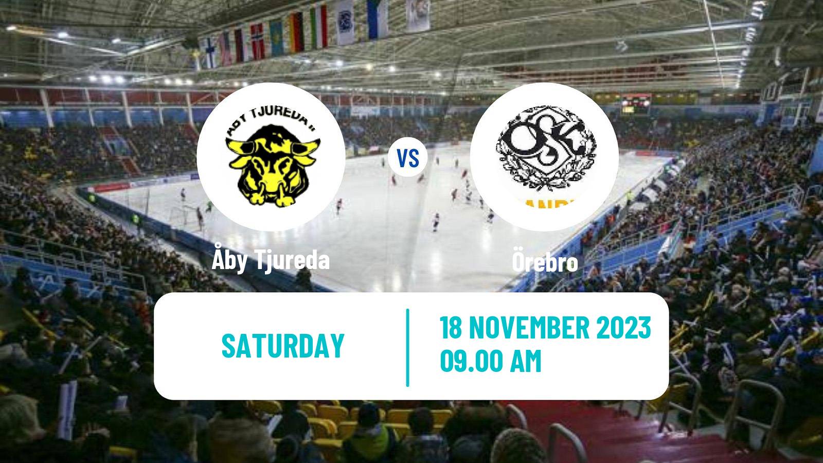 Bandy Swedish Allsvenskan Bandy Åby Tjureda - Örebro