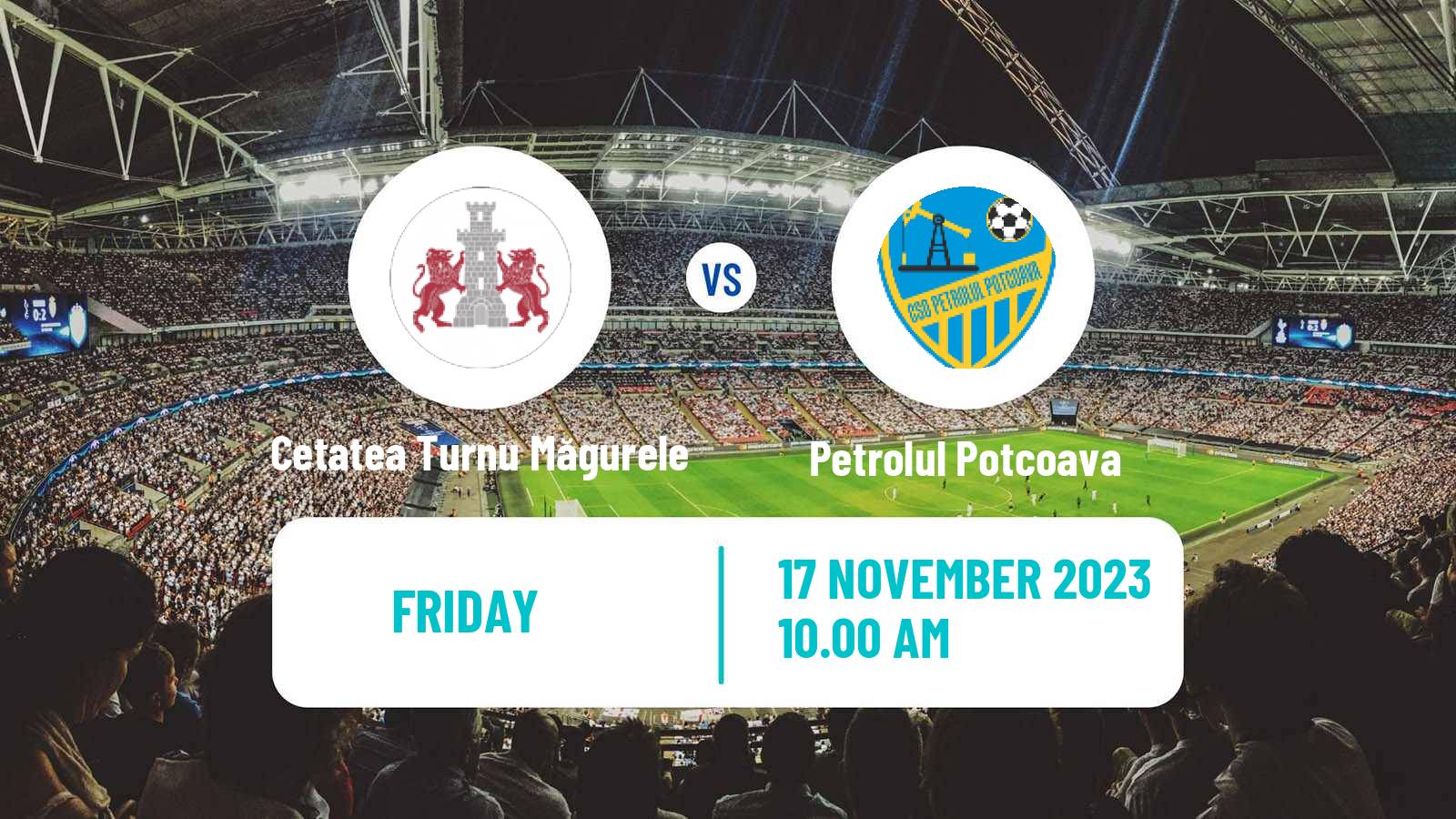 Soccer Romanian Liga 3 - Seria 6 Cetatea Turnu Măgurele - Petrolul Potcoava