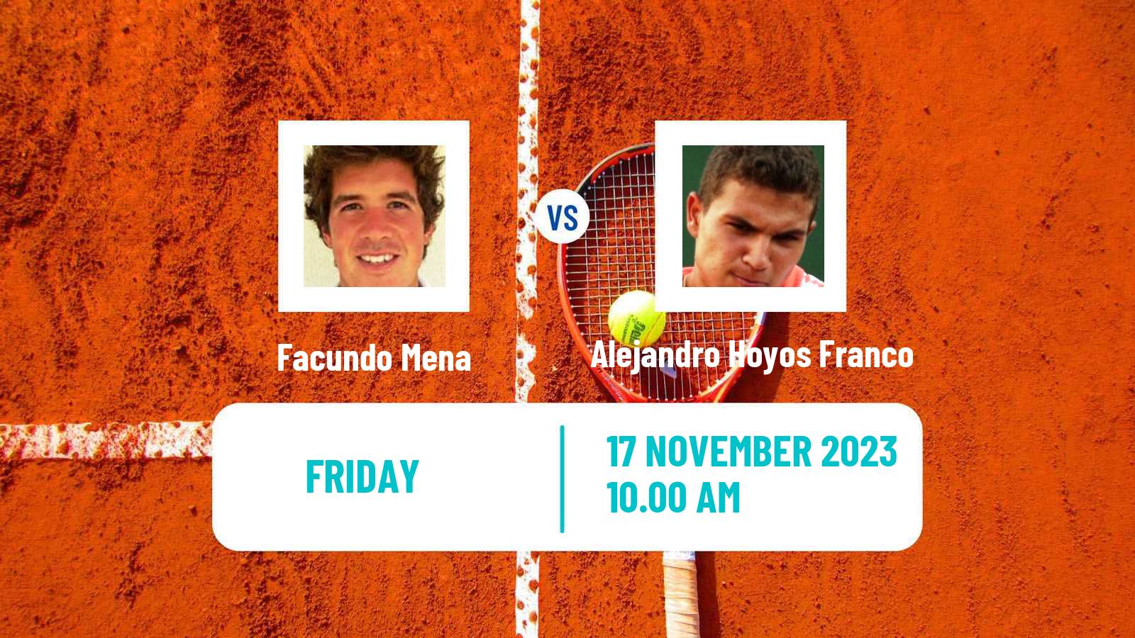 Tennis ITF M15 Santo Domingo 3 Men Facundo Mena - Alejandro Hoyos Franco