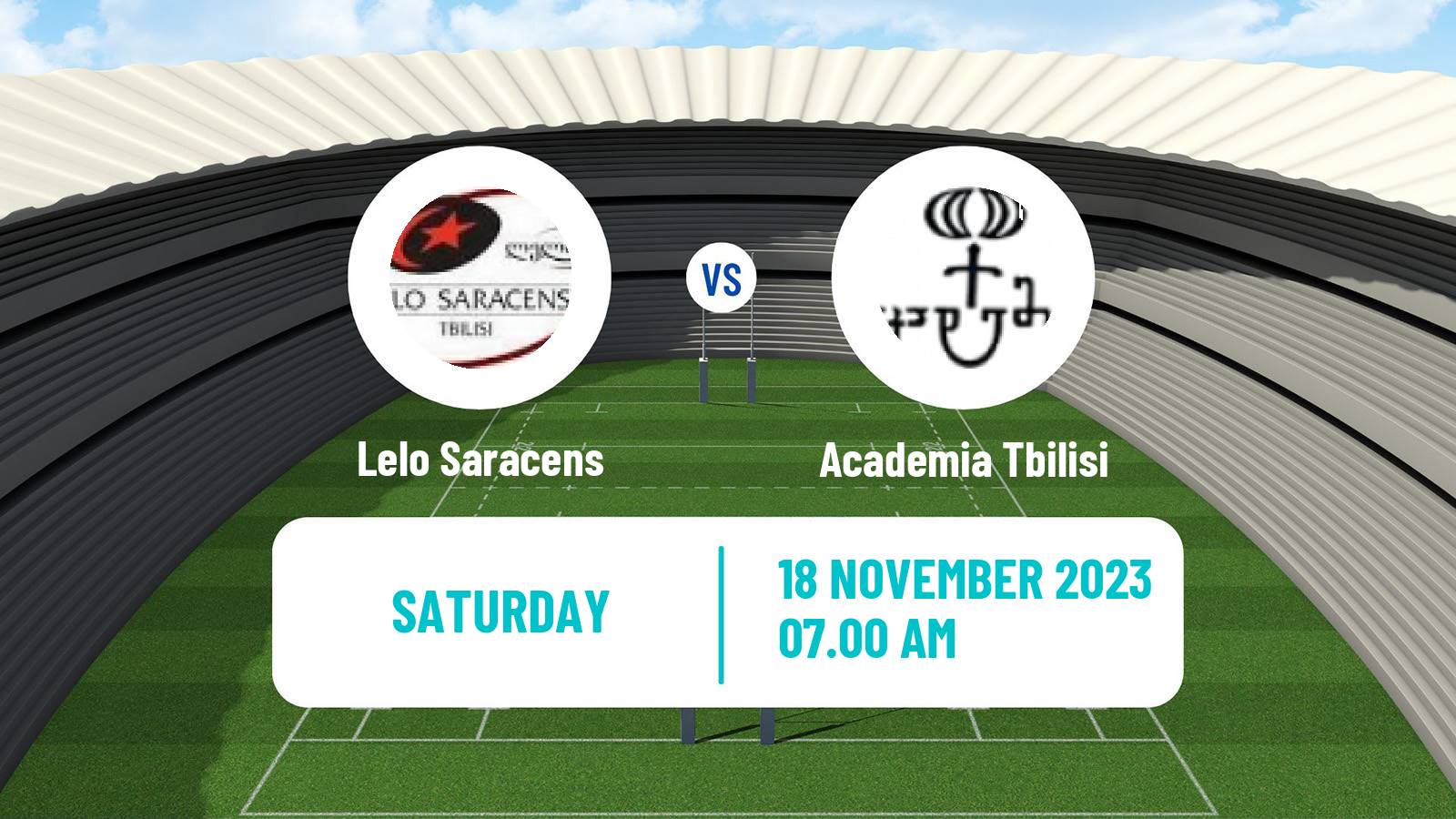 Rugby union Georgian Didi 10 Lelo Saracens - Academia Tbilisi