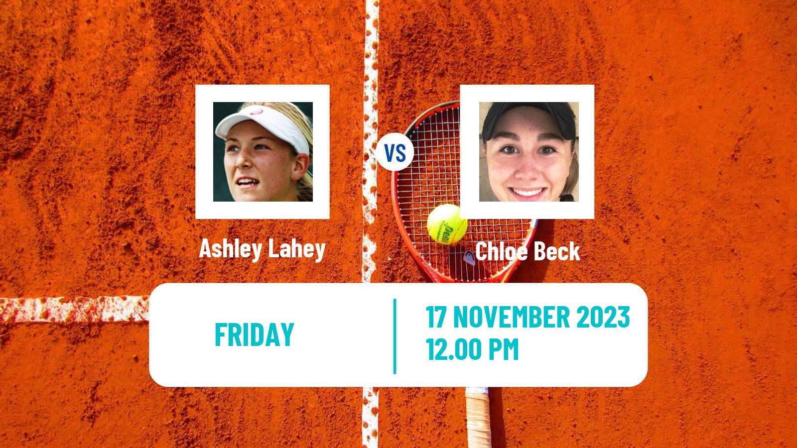 Tennis ITF W25 Austin Tx Women Ashley Lahey - Chloe Beck