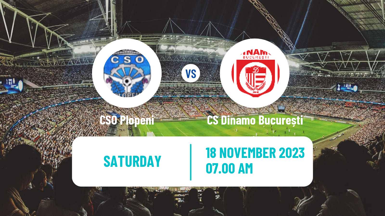 Soccer Romanian Liga 3 - Seria 4 Plopeni - CS Dinamo București