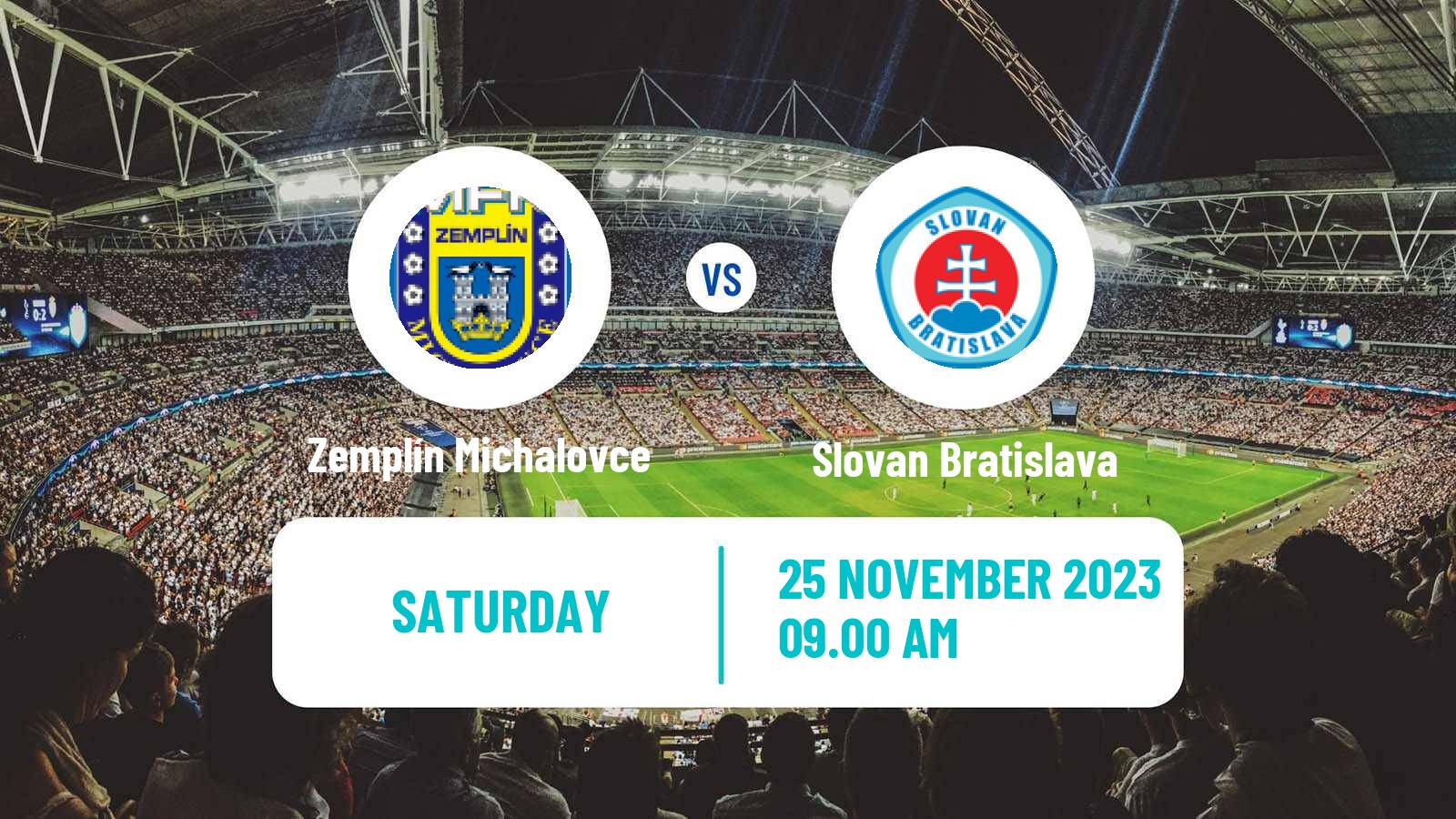 Soccer Slovak Superliga Zemplín Michalovce - Slovan Bratislava