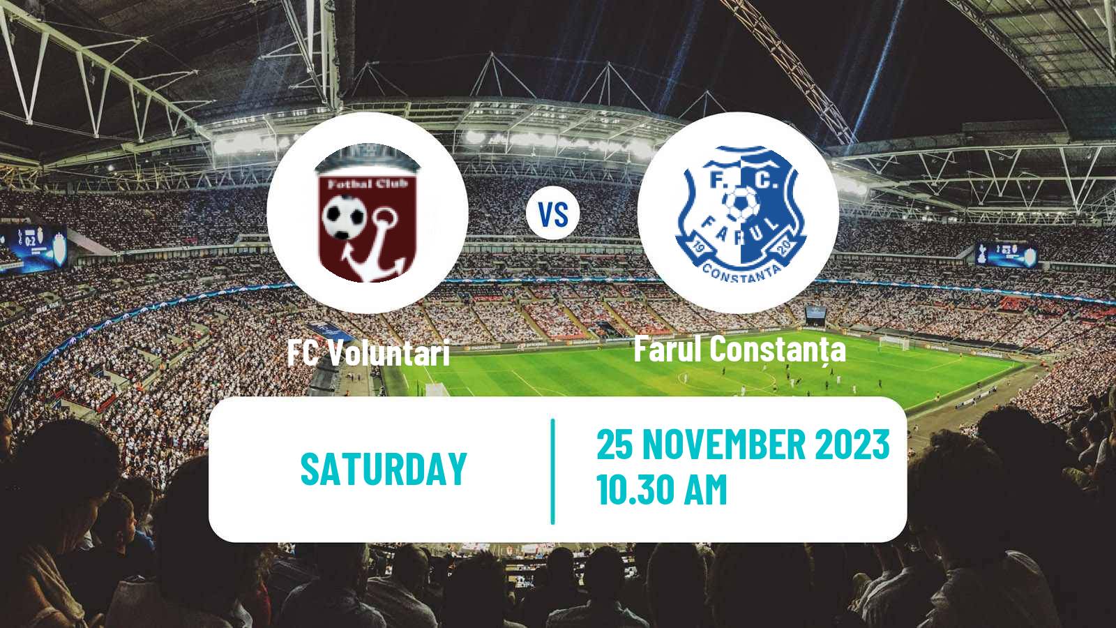 Soccer Romanian Liga 1 Voluntari - Farul Constanța