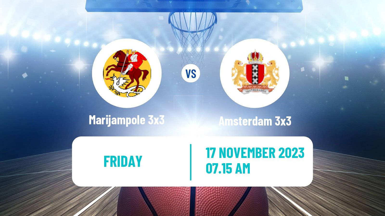 Basketball World Tour Manama 3x3 Marijampole 3x3 - Amsterdam 3x3