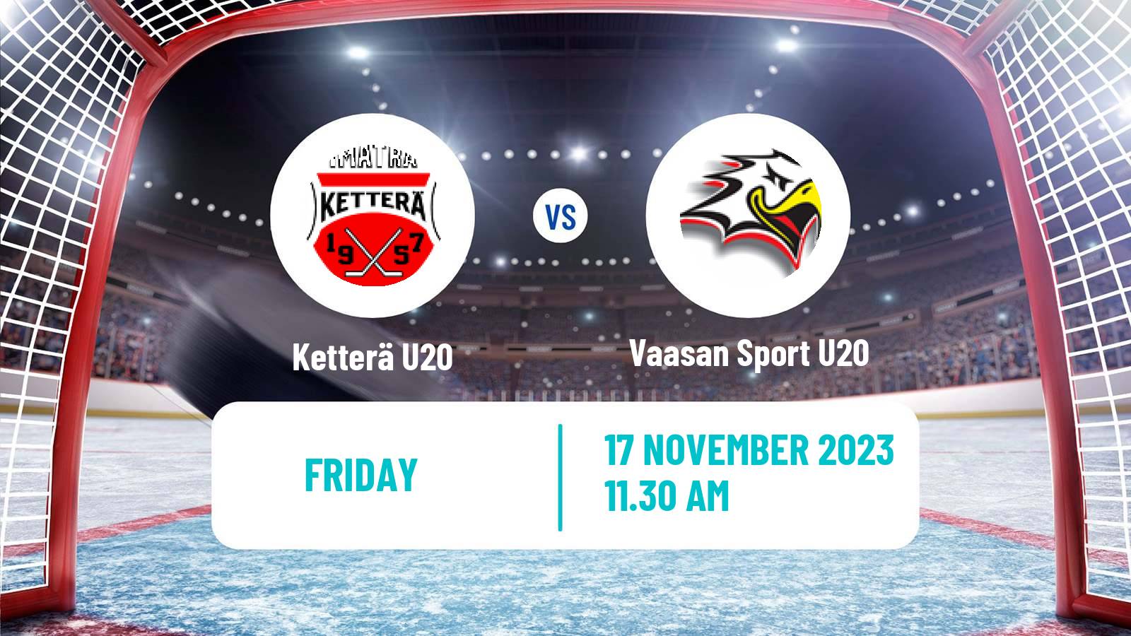 Hockey Finnish SM-sarja U20 Ketterä U20 - Vaasan Sport U20