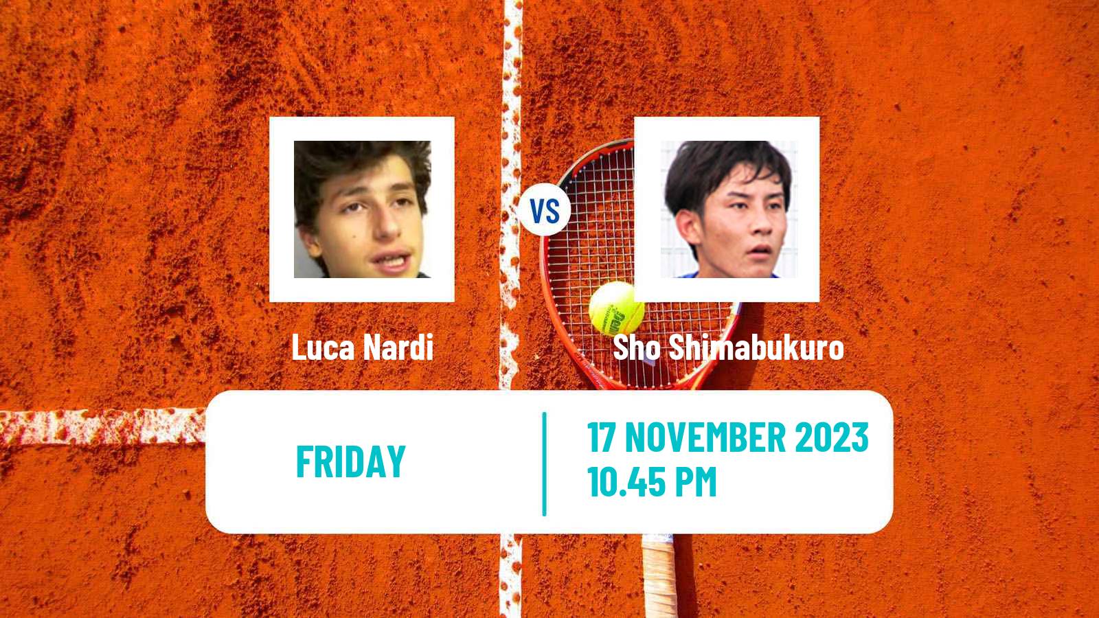Tennis Kobe Challenger Men Luca Nardi - Sho Shimabukuro