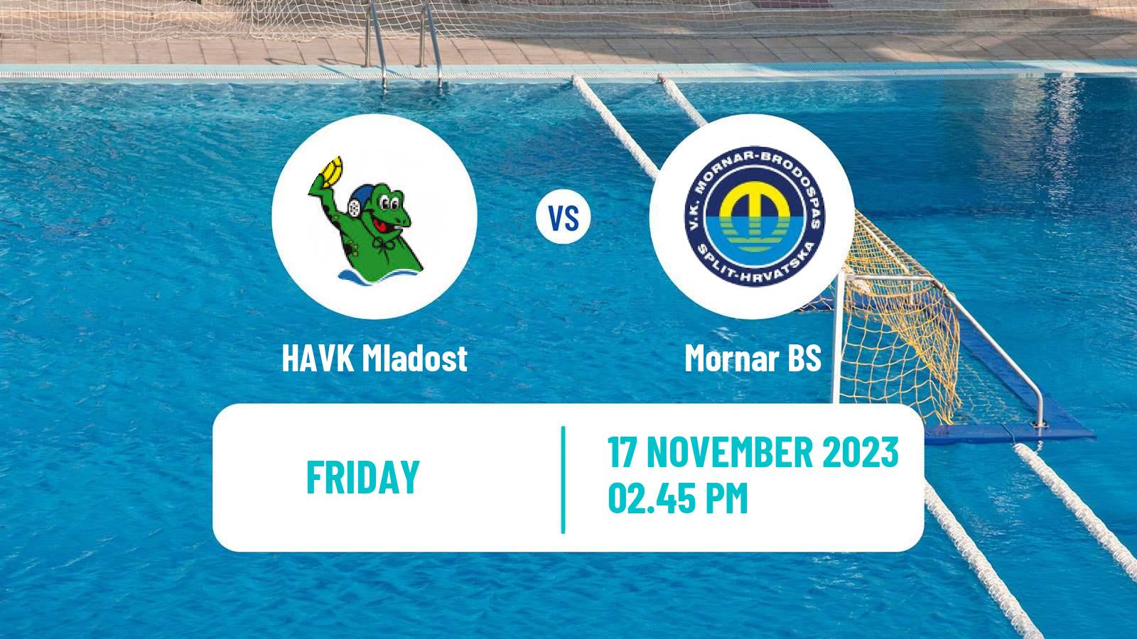 Water polo Regional League Water Polo HAVK Mladost - Mornar BS