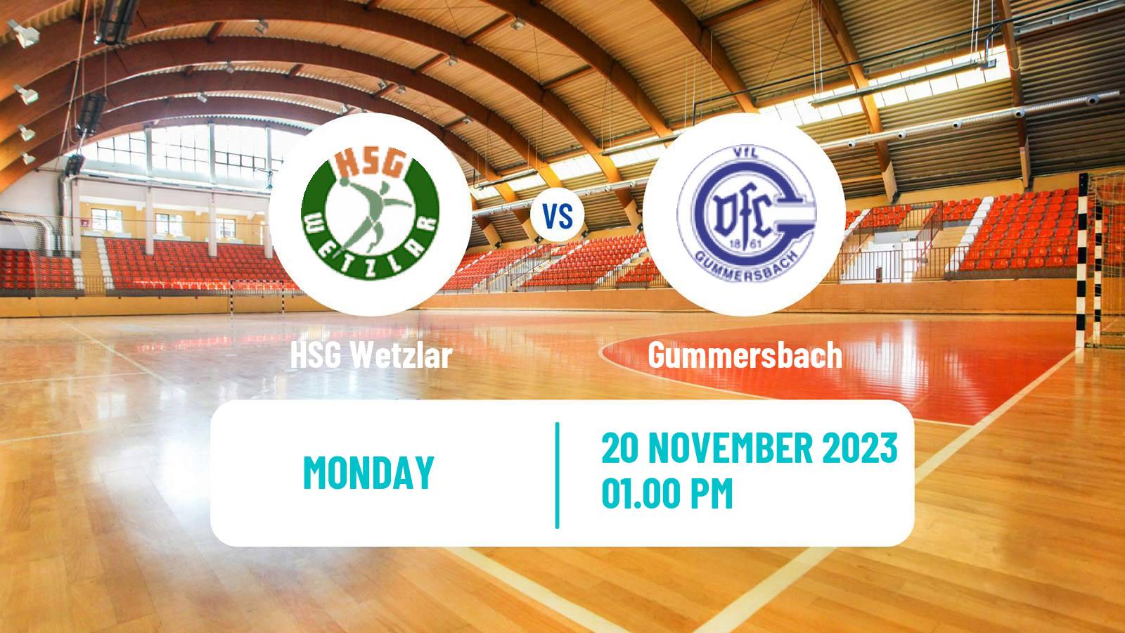 Handball German Bundesliga Handball HSG Wetzlar - Gummersbach