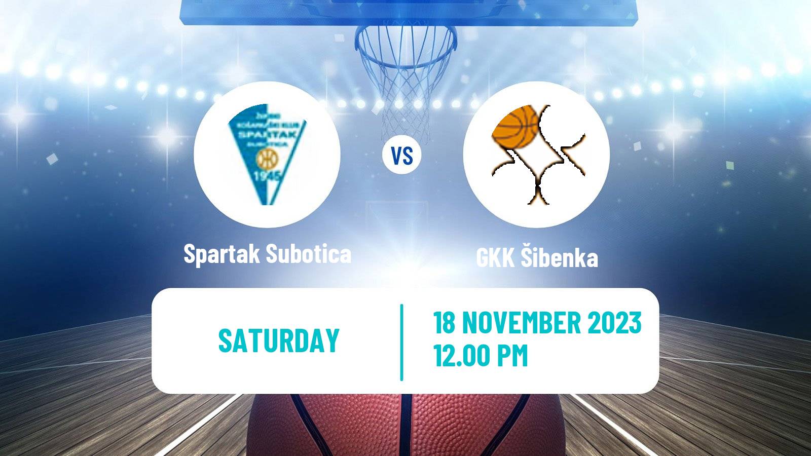 Basketball Adriatic League 2 Spartak Subotica - GKK Šibenka