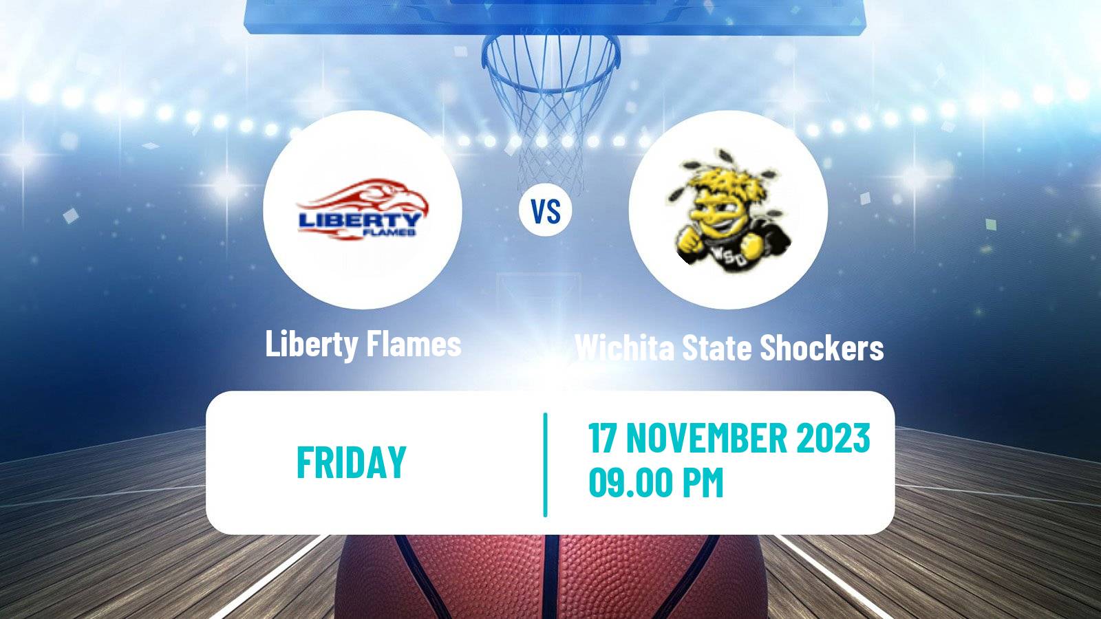 Basketball NCAA College Basketball Liberty Flames - Wichita State Shockers
