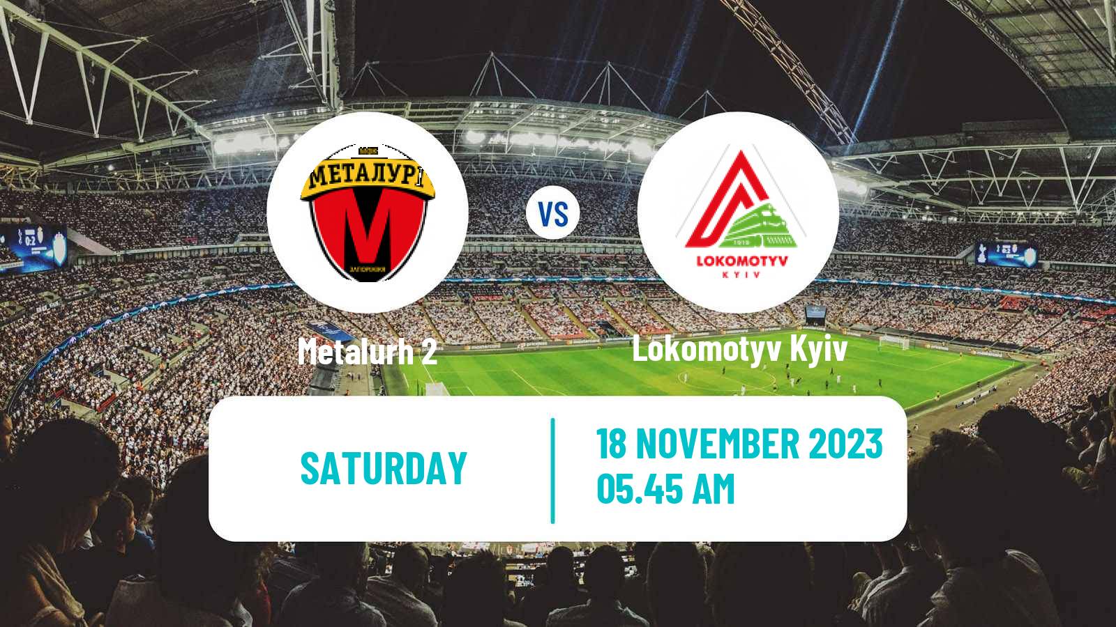 Soccer Ukrainian Druha Liga Metalurh 2 - Lokomotyv Kyiv