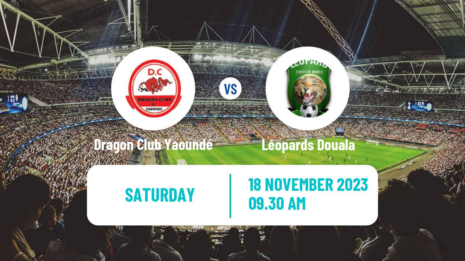 Soccer Cameroon Elite Two Dragon Club Yaoundé - Léopards Douala