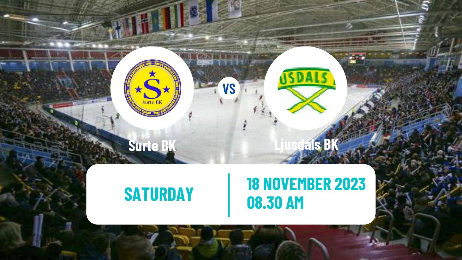 Bandy Swedish Allsvenskan Bandy Surte - Ljusdal