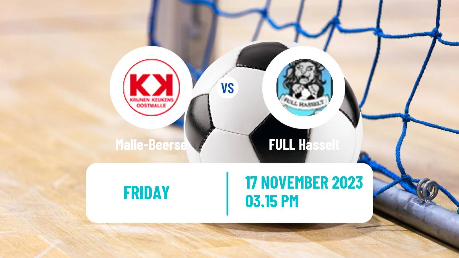 Futsal Belgian Division 1 Futsal Malle-Beerse - FULL Hasselt