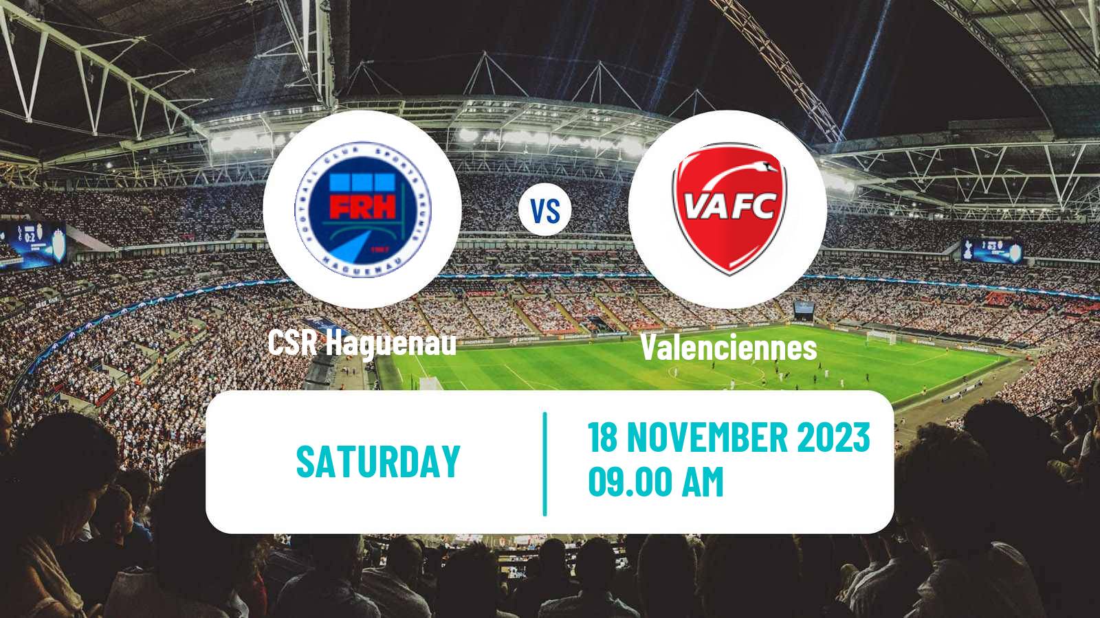 Soccer Coupe De France Haguenau - Valenciennes