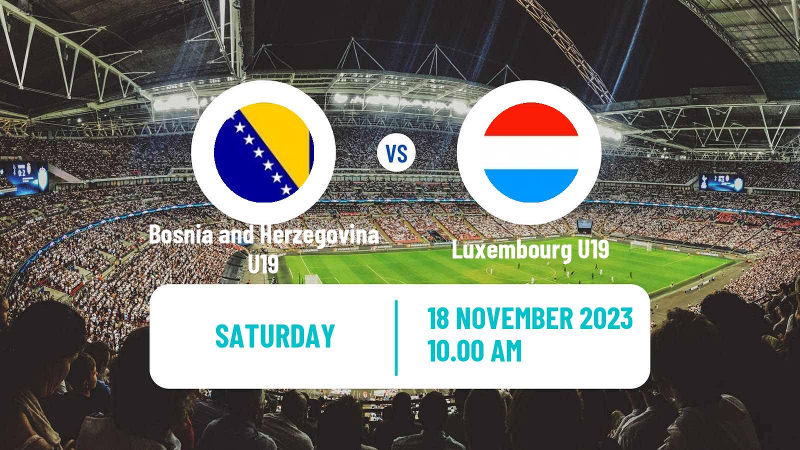 Soccer UEFA Euro U19 Bosnia and Herzegovina U19 - Luxembourg U19