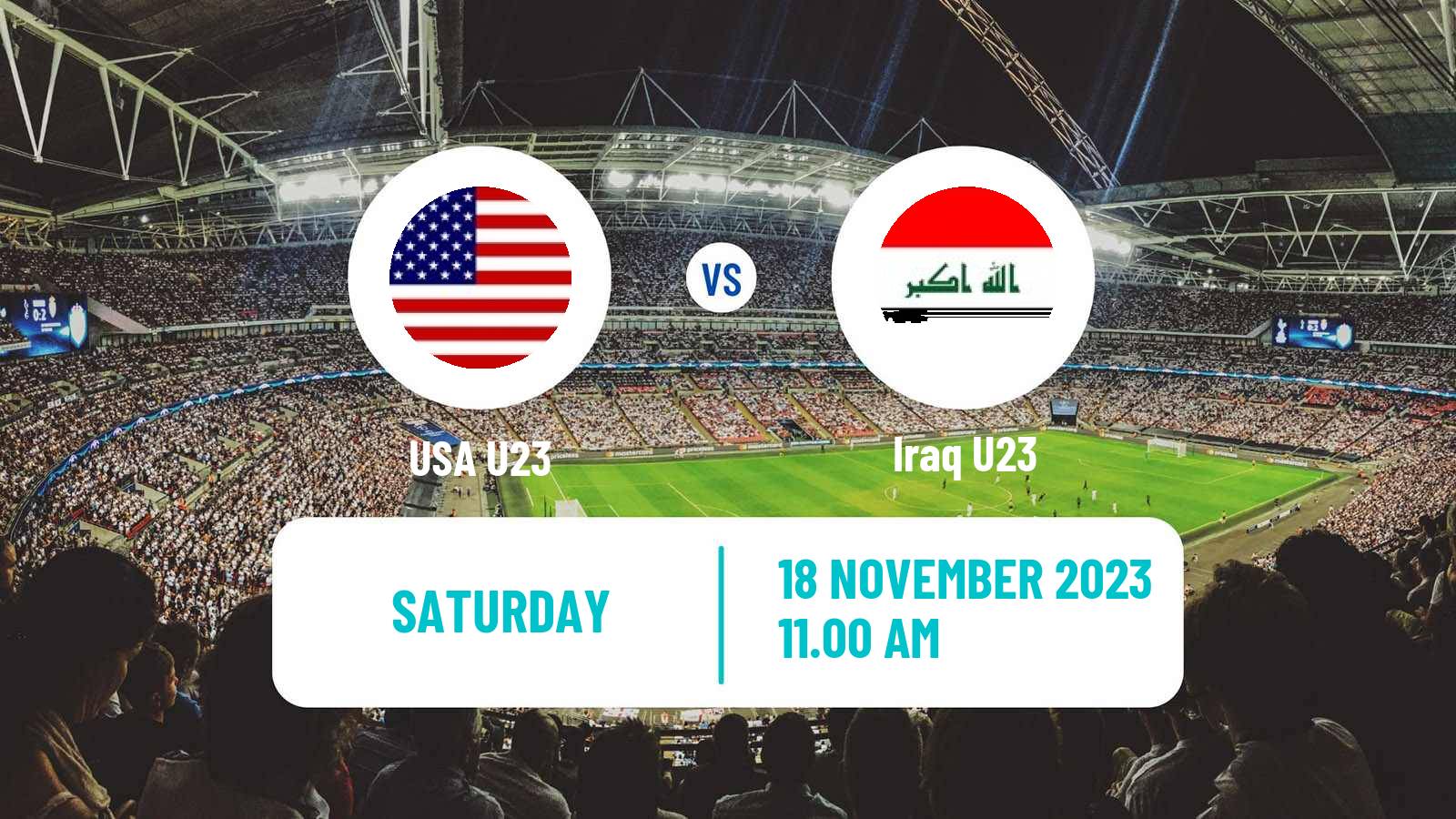 Soccer Friendly USA U23 - Iraq U23