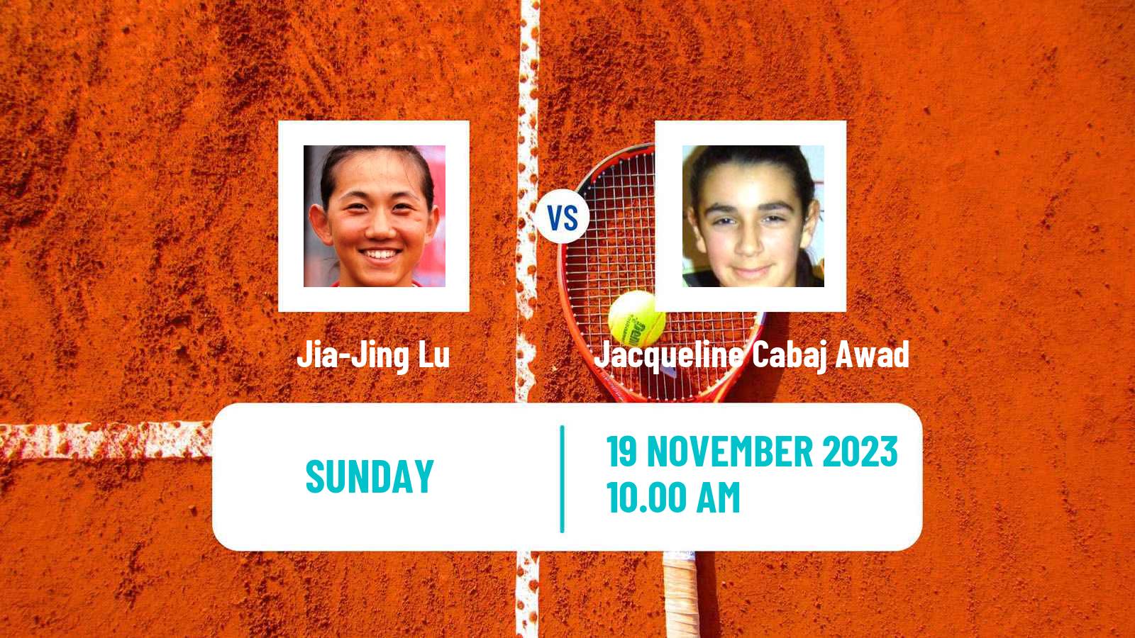 Tennis ITF W25 Santo Domingo 6 Women Jia-Jing Lu - Jacqueline Cabaj Awad